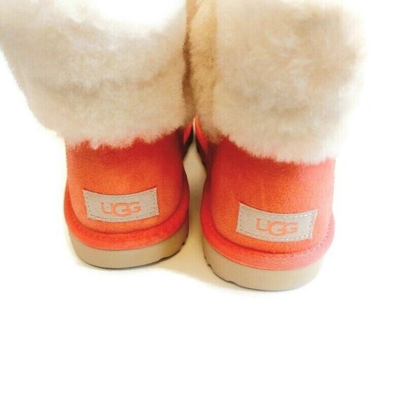 UGG Saniya Shearling Fashion Boots Kids Size 4 Womens Size 5 Punch Pink 1153637K - Picture 6 of 8